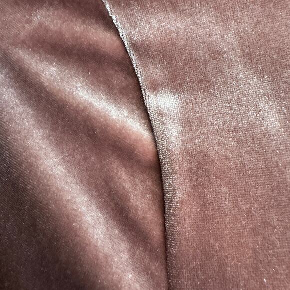 MADEWELL | Warm Ash Velvet Ballet Wrap Top Taupe Velvet | Size Extra Small - Picture 8 of 10